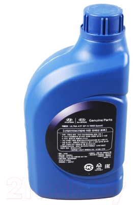 Трансмиссионное масло Hyundai/KIA ATF SP-IV RR 8 speed / 0450000117
