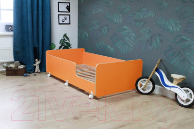 Кровать-тахта детская Можга Капризун 4 / Р439 (оранжевый)