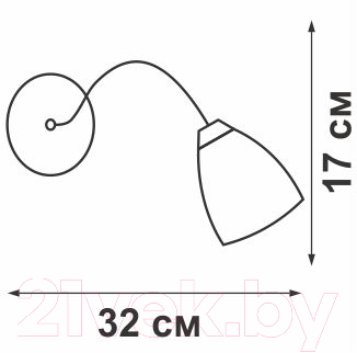 Бра Vitaluce V3232/1A