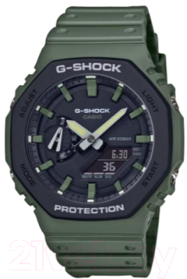 Часы наручные мужские Casio GA-2110SU-3AER - фото