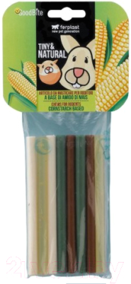 Лакомство для грызунов Ferplast GoodBite TIN & NAT Игрушки-палочки / 88505024 (8шт)