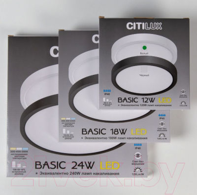 Потолочный светильник Citilux Бейсик CL738180V
