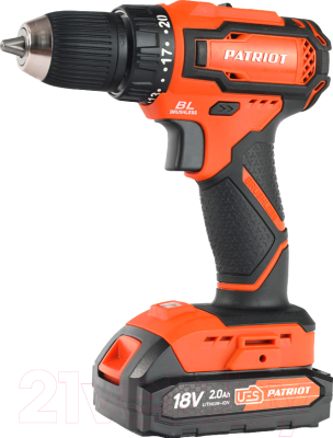Аккумуляторная дрель-шуруповерт PATRIOT BR 207UES (180301507) - фото