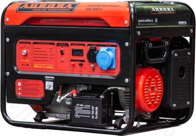 Бензиновый генератор AURORA Age 6500 D (6773) - фото