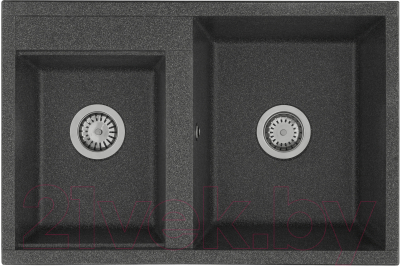 Мойка кухонная Акватон Делия 78 DBL (1A723132DE210) - фото
