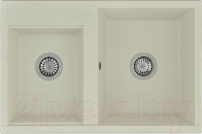 Мойка кухонная Акватон Делия 78 DBL (1A723132DE240) - фото