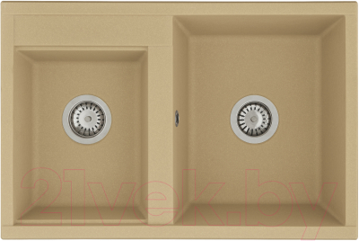 Мойка кухонная Акватон Делия 78 DBL (1A723132DE260) - фото