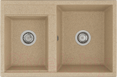 Мойка кухонная Акватон Делия 78 DBL (1A723132DE220) - фото