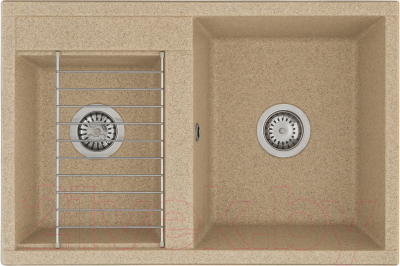 Мойка кухонная Акватон Делия 78 DBL (1A723132DE220)