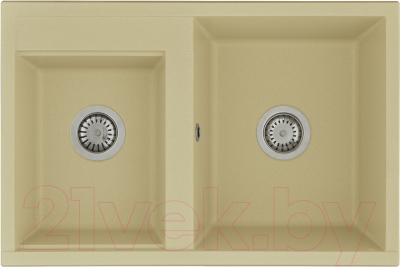 Мойка кухонная Акватон Делия 78 DBL (1A723132DE290) - фото