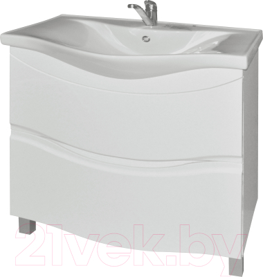 Тумба с умывальником Гамма Р27 ОФ8-У 75