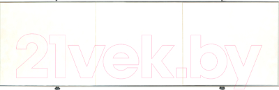 Экран для ванны Comfort Alumin Group Фиалка розовая 150 - фото