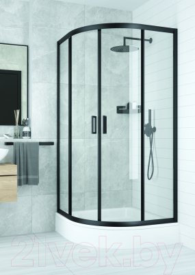 Душевой уголок Deante Funkia KYP N51K (черный)
