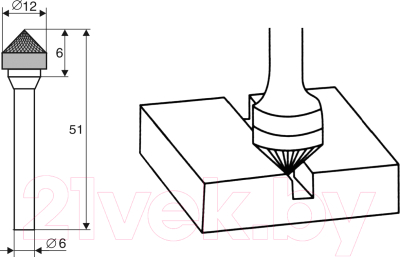 Борфреза Энкор 21716