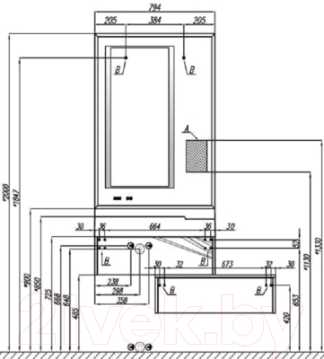Зеркало Акватон Сакура 80 (1A236502SKW80)