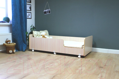 Кровать-тахта детская Можга Капризун 4 / Р439 (дуб млечный)