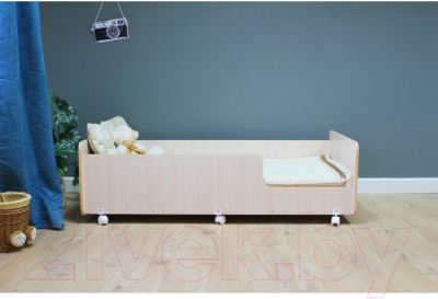 Кровать-тахта детская Можга Капризун 4 / Р439 (дуб млечный)