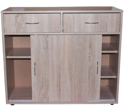 Тумба в прихожую Компас-мебель КС-012-04 (дуб сонома светлый)