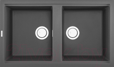 Мойка кухонная Elleci Best 450 Dark Grey K99 / LKB45099 - фото
