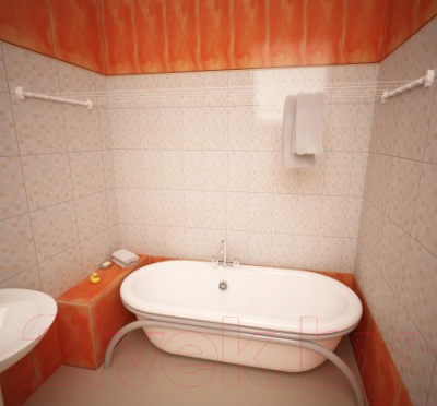 Сушилка для белья Comfort Alumin Group С передвижными веревками 80см