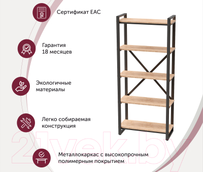 Стеллаж Millwood Neo Loft СН-3 Л
