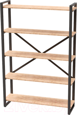 Стеллаж Millwood Neo Loft СН-4 Л (дуб золотой Craft/металл черный) - фото
