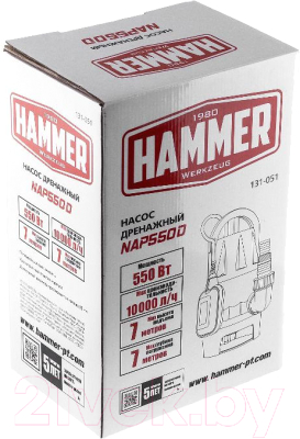 Дренажный насос Hammer NAP550D