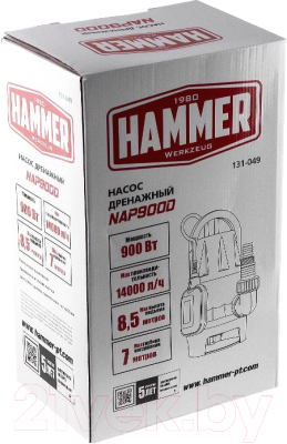 Дренажный насос Hammer NAP900D