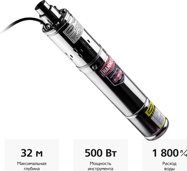Скважинный насос Hammer NAP500/95SP