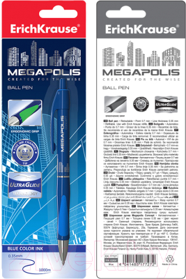 Ручка шариковая Erich Krause Megapolis Concept / EK31