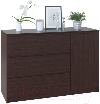 Тумба Сокол-Мебель Т-3Р (венге) - фото