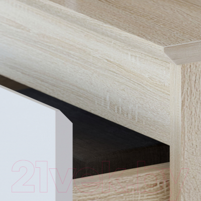 Комод Сокол-Мебель Т-4Р (дуб сонома/белый)