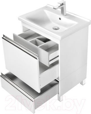 Тумба с умывальником Акватон Капри 60 (1A2301K1KP010)