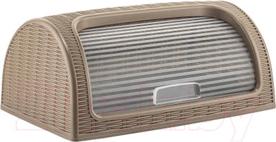 Хлебница Эльфпласт Elegance EP436 (серый/коричневый) - фото