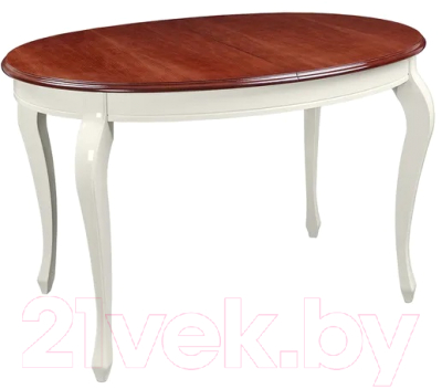 Обеденный стол ТехКомПро Азалия 1250 (дуб тон орех с патиной/ножка 10) - фото