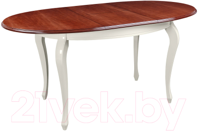 Обеденный стол ТехКомПро Азалия 1250 (дуб тон орех с патиной/ножка 10)