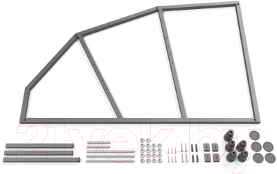 Ванна акриловая Cersanit Joanna 140x90 L (с каркасом и экраном)