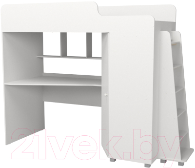 Кровать-чердак детская Можга Капризун 5 с рабочей зоной / Р440