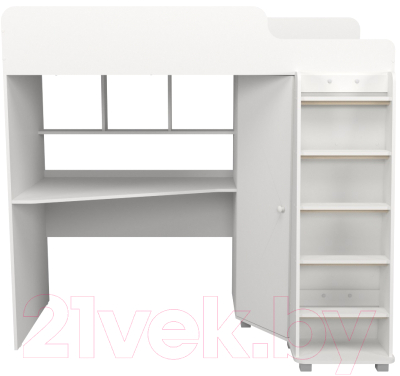 Кровать-чердак детская Можга Капризун 5 с рабочей зоной / Р440