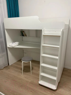 Кровать-чердак детская Можга Капризун 5 с рабочей зоной / Р440