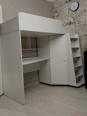 Кровать-чердак детская Можга Капризун 5 с рабочей зоной / Р440