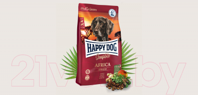 Сухой корм для собак Happy Dog Africa / 03547