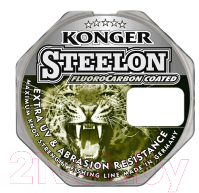 Леска монофильная Konger Steelon Fluorocarbon 0.45мм 100м / 220100045 - фото