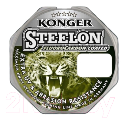 Леска монофильная Konger Steelon Fluorocarbon 0.50мм 100м / 220100050 - фото