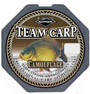 Леска монофильная Konger Team Carp Camouflage 0.25мм 350м / 214005025 - фото