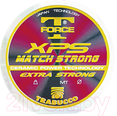 Леска монофильная Trabucco T-Force Xps Match-Strong 0.10мм 50м / 053-80-100 - фото