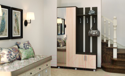 Секция в прихожую Modern Лира (венге/дуб млечный)