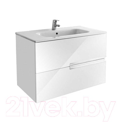 Тумба с умывальником Roca Victoria Nord Ice 80 / 732799C000 + ZRU9302731 - фото