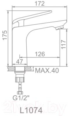 Смеситель Ledeme L1074