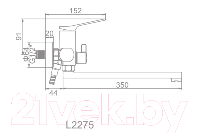 Смеситель Ledeme L2275